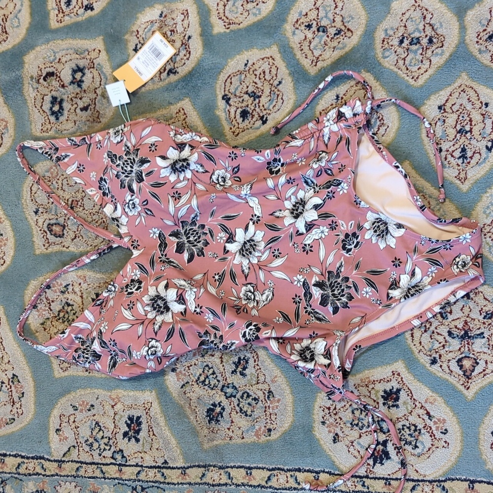 Kona Sol Women's/Juniors One Piece Bathing Suit NWT